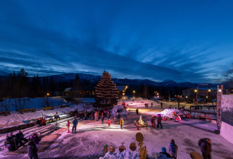 The festival grounds at Spirit Square in Golden